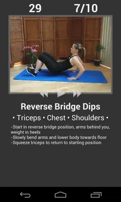 Daily Workouts FREE android App screenshot 10